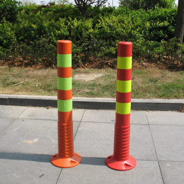 Flexible Road Divider H75: New Traffic Safety Plastic Bollard PU Warning Post