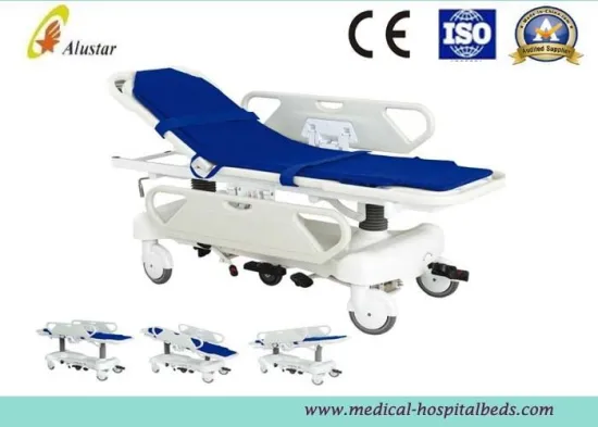 Medical Rise And Fall Stretcher Trolley Hospital Transfer Cart 4 Function Hydraulic System (als-st003)