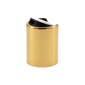 24/415-Scheibenkappe in glänzendem Gold und Schwarz