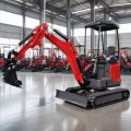 2Ton Red Canopy Mini Excavator، متعدد المرفقات