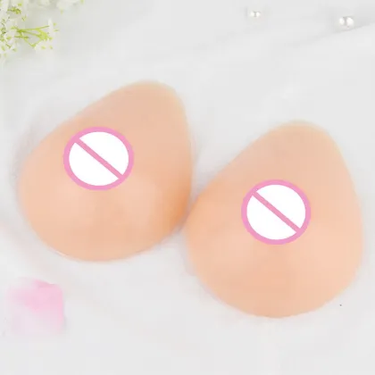 Medical-Grade Silicone Breast Implants Prosthetic Bra with Nipple for Breast Cancer Patients
