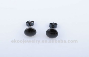 Body Jewelry Black Steel Earring
