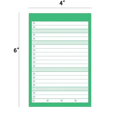 Custom Shopping List Sticky Notes - Wholesale Daily Planner Notepad