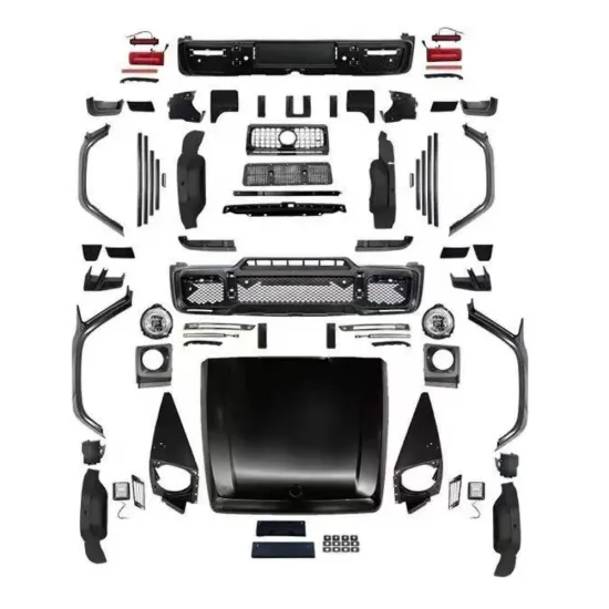 Brabus Car Body Kit for Benz G Class W463 (2004-) - Front & Rear Bumpers, Grille, Headlights, Hood