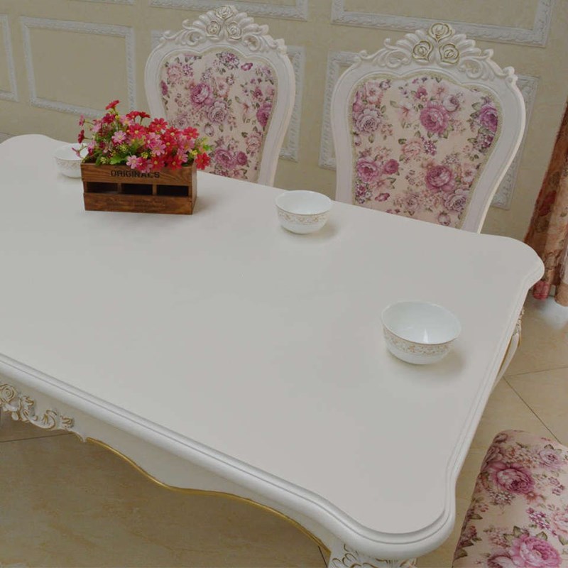 Pink Floral Wood Dining Table