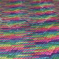 Fancy 5 mm odwracalne cekiny hafty szopowe na dzianinowym tkaninie