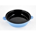 Ceramic Custom Round Baking Tray with Ear Pan