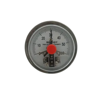 Adjustable Sleeve Electric Contact Bimetal Thermometer 100mm