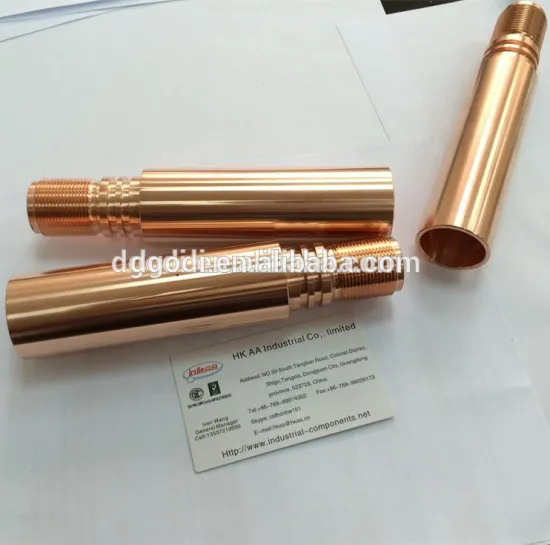 Custom precision Hollow cylindrical bolt and copper tube