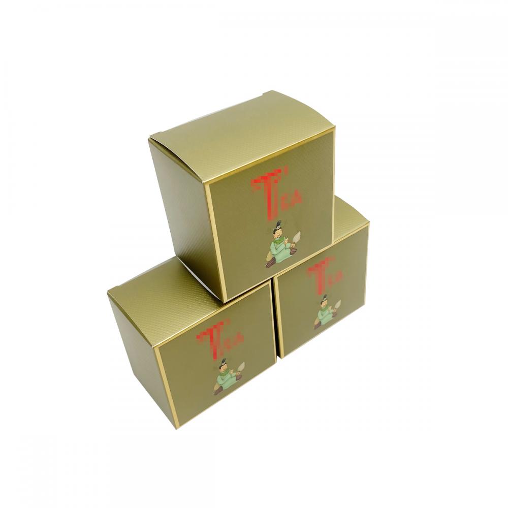 Manufacturers print and produce tea packaging boxes