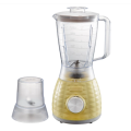 Plastic food blender with lid