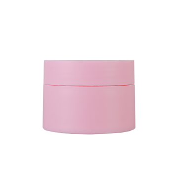 Roze dubbele muur plastic crème pot 30g