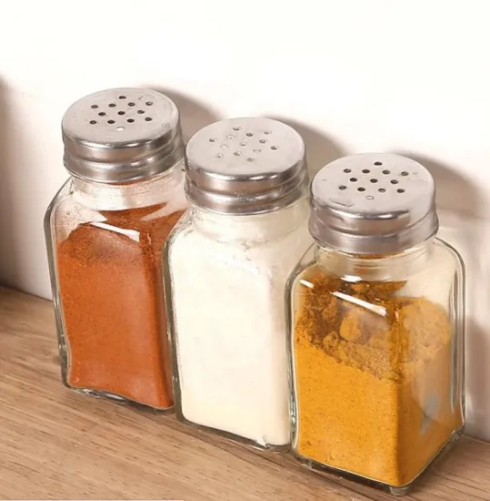 pepper shaker with stainless steel lid