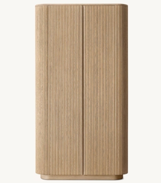 Cabinet moderne de luxe en bois massif en bois de chêne pour les besoins de meubles à domicile