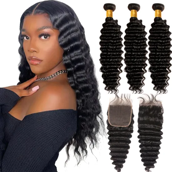 Free Sample Virgin Brazilian Hair Bundles, Women Brazilian Human Hair Weave With Closure, 10a Mink Brazilian Hair vendor