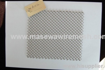 Stainless Steel Coil Drapery Silver Curtain 