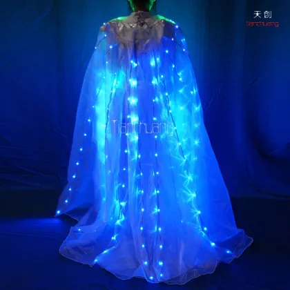 Fairy wings dresses stage dance fairy costume halloween fairy tale girls dress