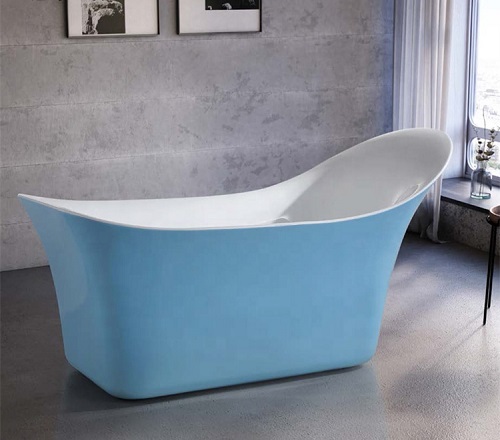 Portable Adults Freestanding Bathtubs Blue