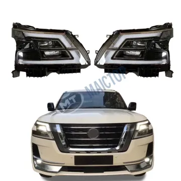 MAICTOP Car Accessories LED Headlight for Patrol Y62 2020