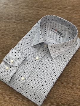 Fijn vakmanschap heren shirt met lange mouwen