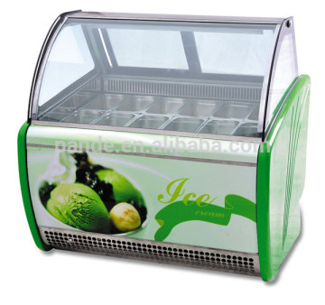Hot Sale Ice Cream Cake Display Freezer