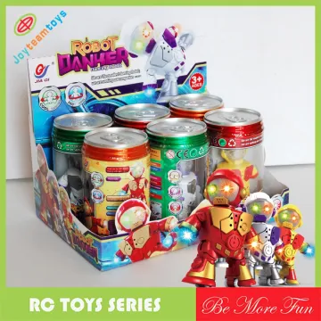 2.4G Mini rc robot 10cm rc robot coke packing robot toys