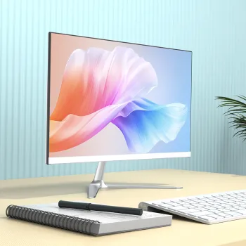 White 21.5 to 23.8 inch Core i3, 8GB RAM, 256GB SSD Desktop Computer - All-in-One for Office and Meeting Rooms