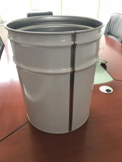 white and transparent laminated tinplate for paint cans