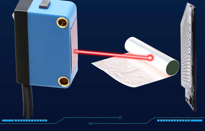 Transparent Object Photoelectric Switch Sensor With One-key Setting Bgs ...