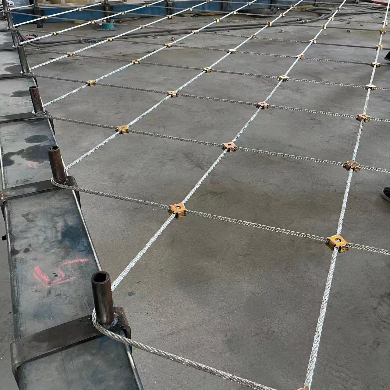 Sloping Rope High Strength Steel Wire Rope Mesh For Slope Protection: Enhancing ...
