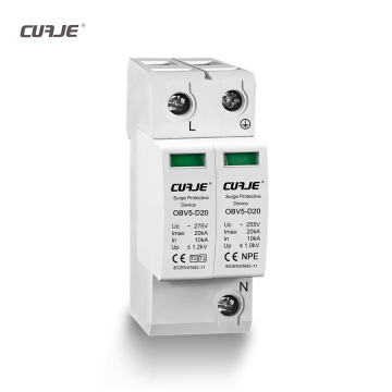 AC SPD Circuit Breaker 2P 275V 20KA Surge Arrester