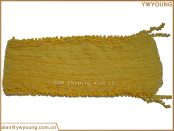 yellow comfortable voile ladies scarf