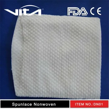 disposable nonwoven washing gloves for patient body-cleaning