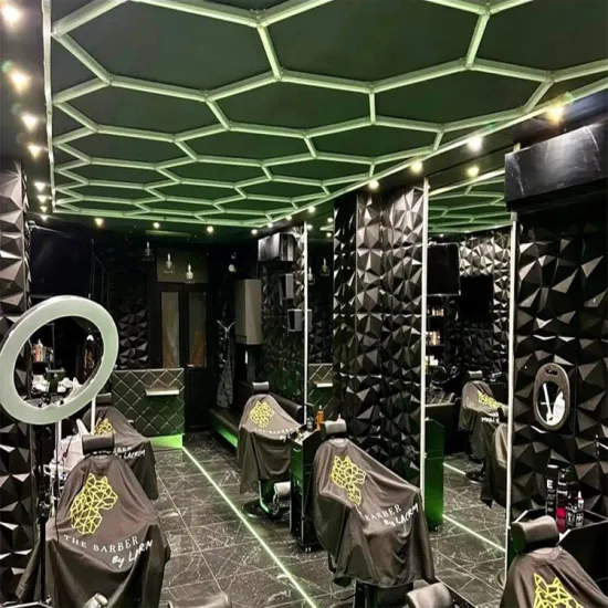 Customized Hexagon Working Light: Honeycomb LED Lamp for Car Showroom and Garage