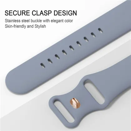 XY Smart Watch Accessories: Rubber Silicone Bands for Apple Watch 3/4/5/6/7/SE