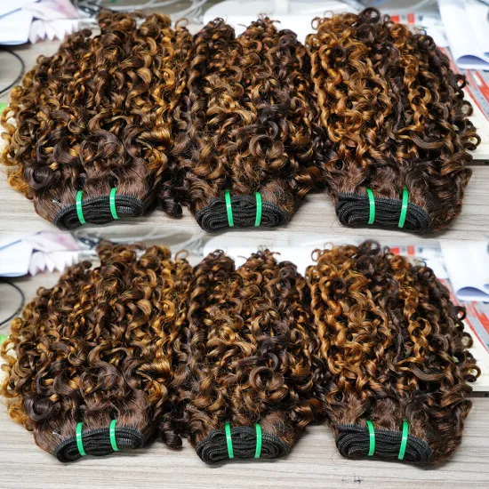 Unprocessed Burmese Curly Hair Bundles for Wholesale