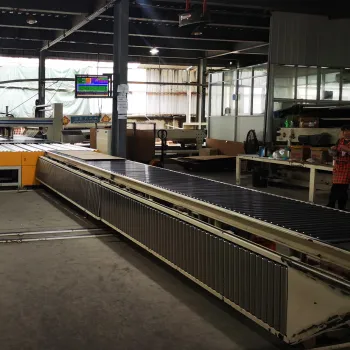 2024 Corrugated Cardboard Production Line: Basket Conveyor & Receiving Platform/Stacker