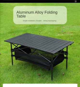 High Quality Camping Folding Table Lightweight Outdoor Camping Table Aluminum