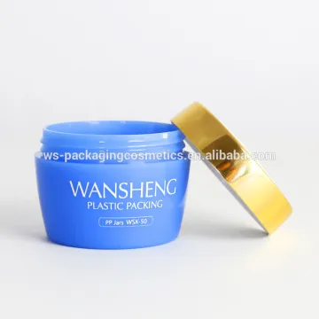 Round SAN Jars Plastic Cream Container AS Cream Jar