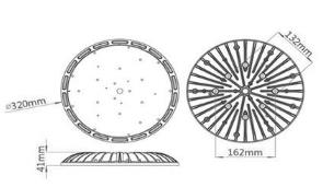 150w Industrial High Bay Light Fitting