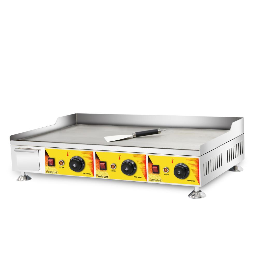 electric 3 head griddle flat griddle