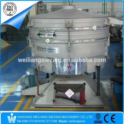 Hot sale fine powder tumbler screening machine for sea salt edible salt