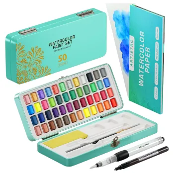 Wholesale Watercolor Paint Sets & Art Pigments - 50/72/90/100/128 Colors