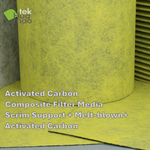 Médias de filtre à cabine en carbone activé à 4 couches multifonctionnelles