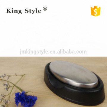 Odor removing Stainless Steel Soap With Plastic Dish (KSC011)