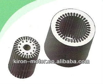 oil-immersed motor stator and rotor assembly