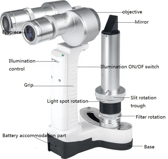 Handheld LED Slit Lamp BL-5000: Portable Optical and Ophthalmic Solution