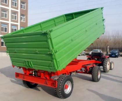 Galvanized Utility Flatbed Truck Trailer