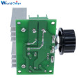 AC 220V 4000W Motor Speed Controller SCR Thyristor Brushless Switch Controller Module Power Voltage Regulator