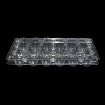 18 Pack PVC Quail Eggs Tray - 18 Holes Plastic Bilter Package